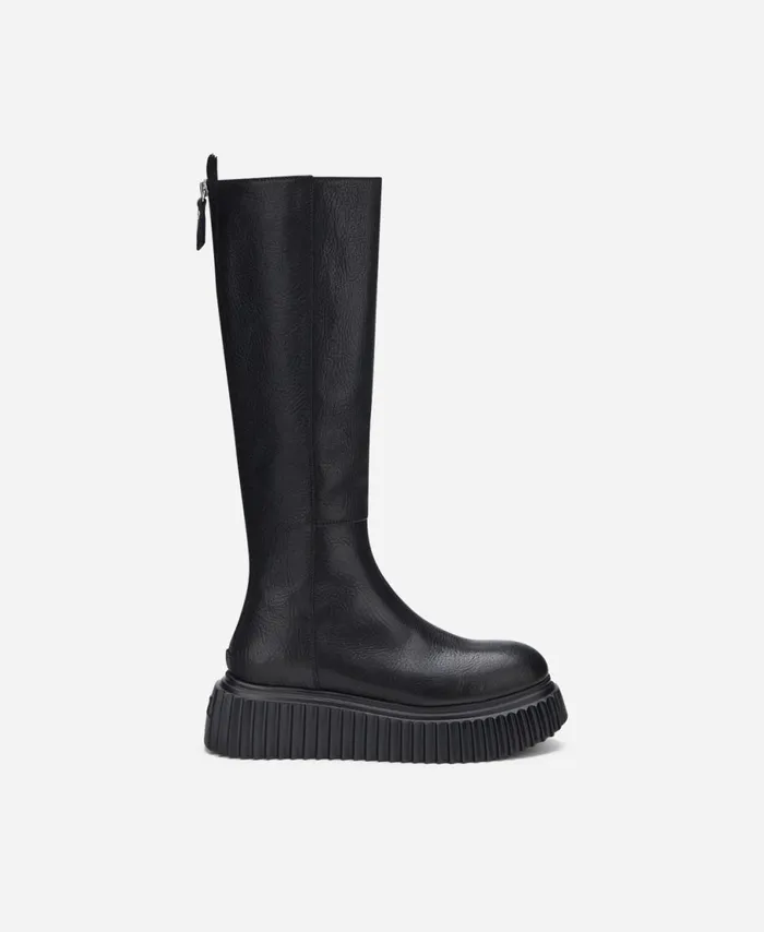 AGL Leather Boot Black MILAGROS BOOT Women Boots