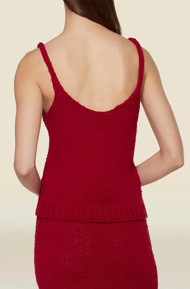 Altuzarra Cilantha Knit Top Red Women Tops