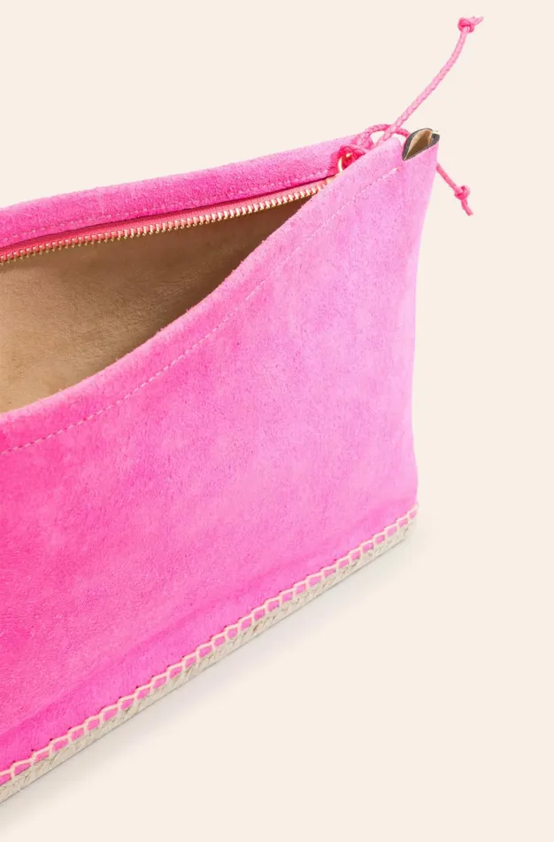 Altuzarra Espadrille Clutch Pink Women Bags