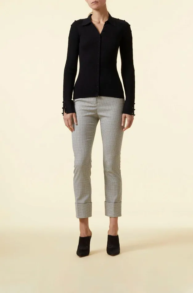 Altuzarra Hill Knit Cardigan Black Women Tops