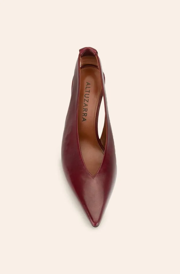 Altuzarra Toshi Slingback Pumps Red Women Shoes