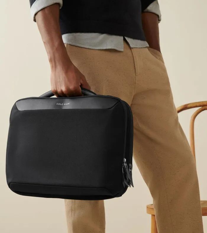 Bags and Backpacks Men Cole Haan ZERGRAND Attache New Black Bags and Backpacks Men Cole Haan ZERGRAND Attache New Black