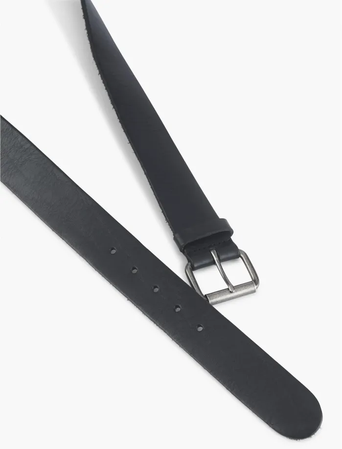 Belts Men Lucky Brand Basic Leather Belt Black Belts Men Lucky Brand Basic Leather Belt Black