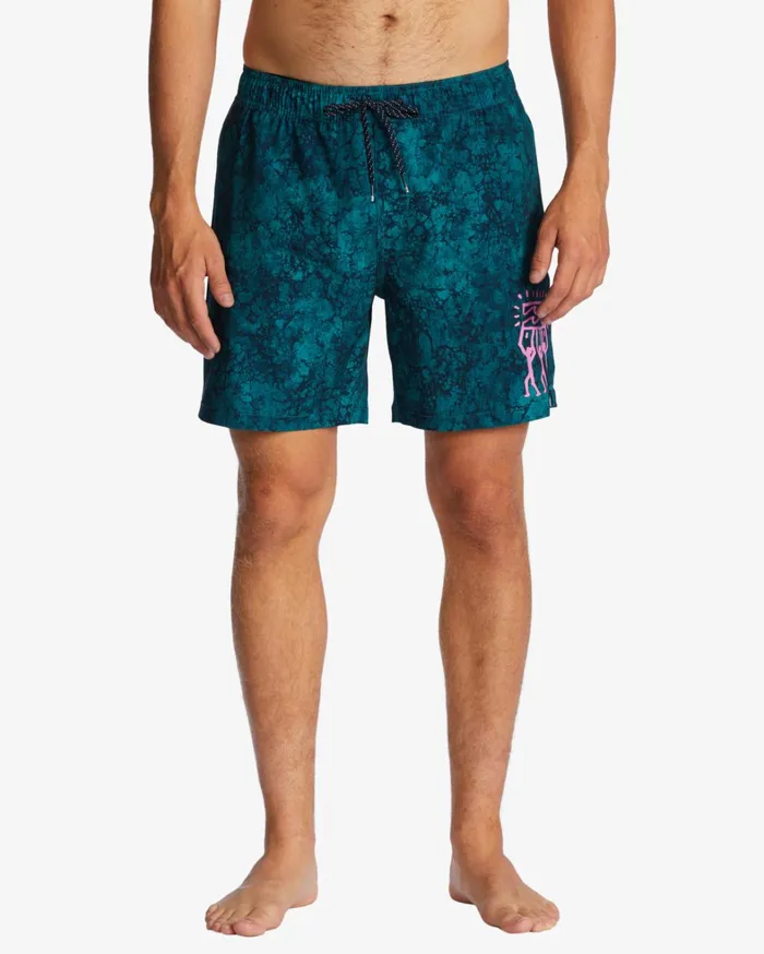 Billabong Elastic Waist Boardshorts Men Riot Layback 17034 Boardshorts Marine Billabong Elastic Waist Boardshorts Men Riot Layback 17034 Boardshorts Marine