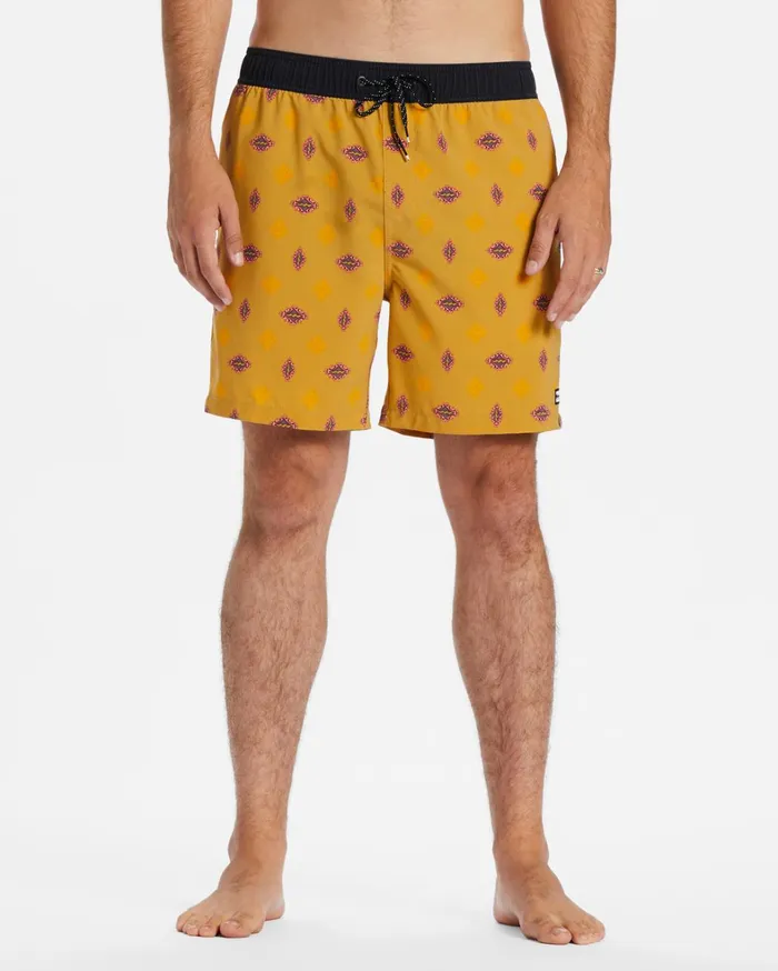 Billabong Elastic Waist Boardshorts Men Sundays Layback 17034 Boardshorts Sun Billabong Elastic Waist Boardshorts Men Sundays Layback 17034 Boardshorts Sun