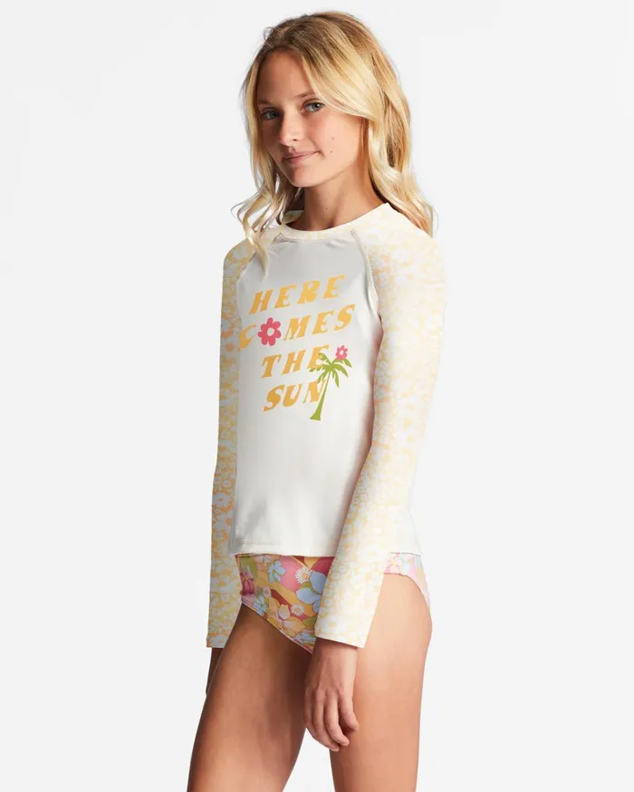 Billabong Girls039 Swimwear Women Girl039s 416 Sunbeams Forever Long Sleeve UPF 50 Rashguard Golden Peach Billabong Girls039 Swimwear Women Girl039s 416 Sunbeams Forever Long Sleeve UPF 50 Rashguard Golden Peach