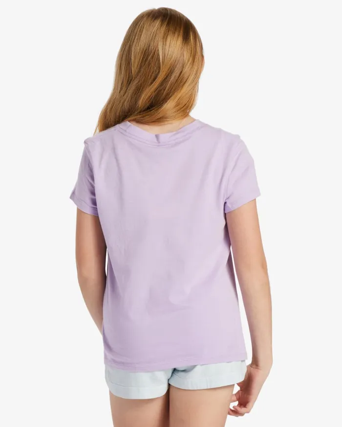 Billabong Girls039 Tops and Tees Women Girl039s Coastal Dreamer TShirt Lilac Breeze