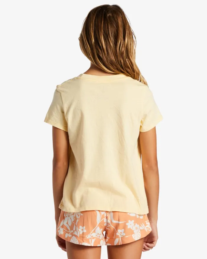 Billabong Girls039 Tops and Tees Women Girl039s Have A Nice Day TShirt Buttermilk