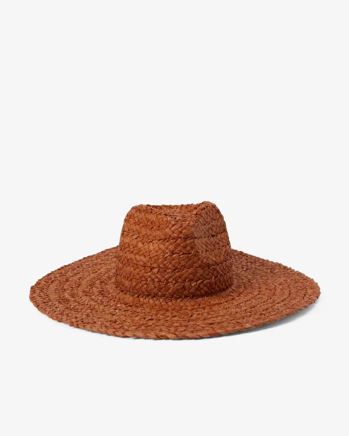 Billabong Hats and Beanies Women Sea Mist Straw Hat Brick Billabong Hats and Beanies Women Sea Mist Straw Hat Brick