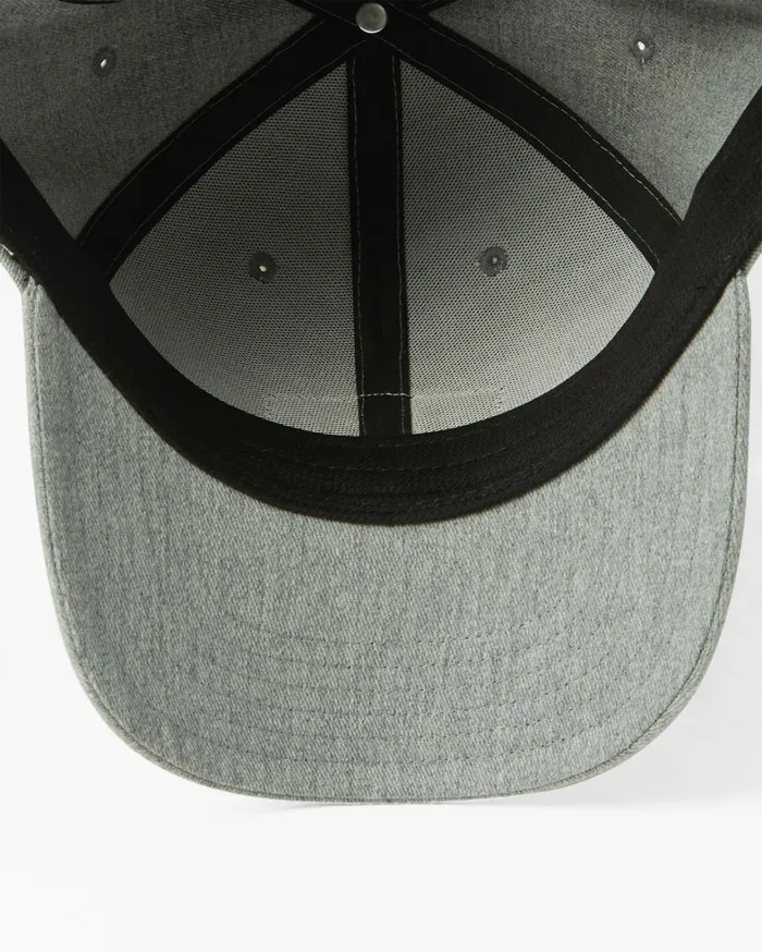 Billabong Hats Men Walled Snapback Hat Grey Heather Billabong Hats Men Walled Snapback Hat Grey Heather