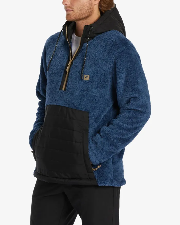 Billabong Hoodies and Fleece Men ADiv Badger Hooded HalfZip Pullover Dark Blue Billabong Hoodies and Fleece Men ADiv Badger Hooded HalfZip Pullover Dark Blue