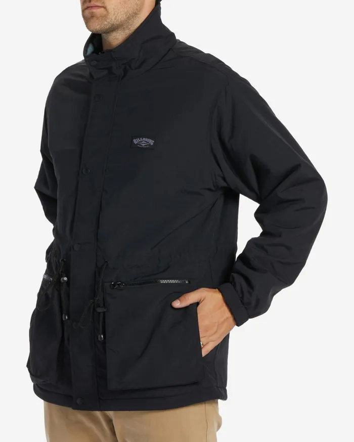 Billabong Jackets Men Gnaraloo Reversible Jacket Black Billabong Jackets Men Gnaraloo Reversible Jacket Black