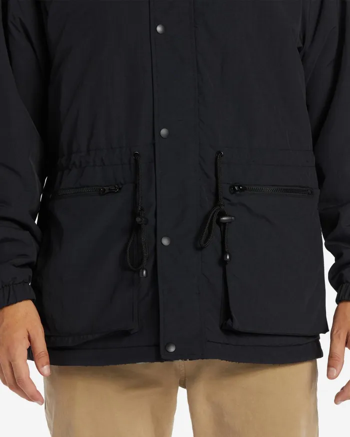 Billabong Jackets Men Gnaraloo Reversible Jacket Black Billabong Jackets Men Gnaraloo Reversible Jacket Black