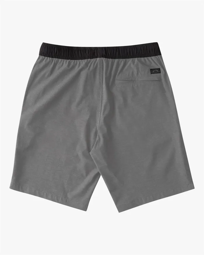 Billabong Shorts Men Crossfire Elastic Waist Submersible Shorts 18034 Grey Billabong Shorts Men Crossfire Elastic Waist Submersible Shorts 18034 Grey