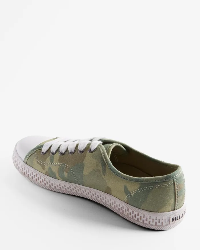 Billabong Sneakers Women Indie Canvas Shoes Camo