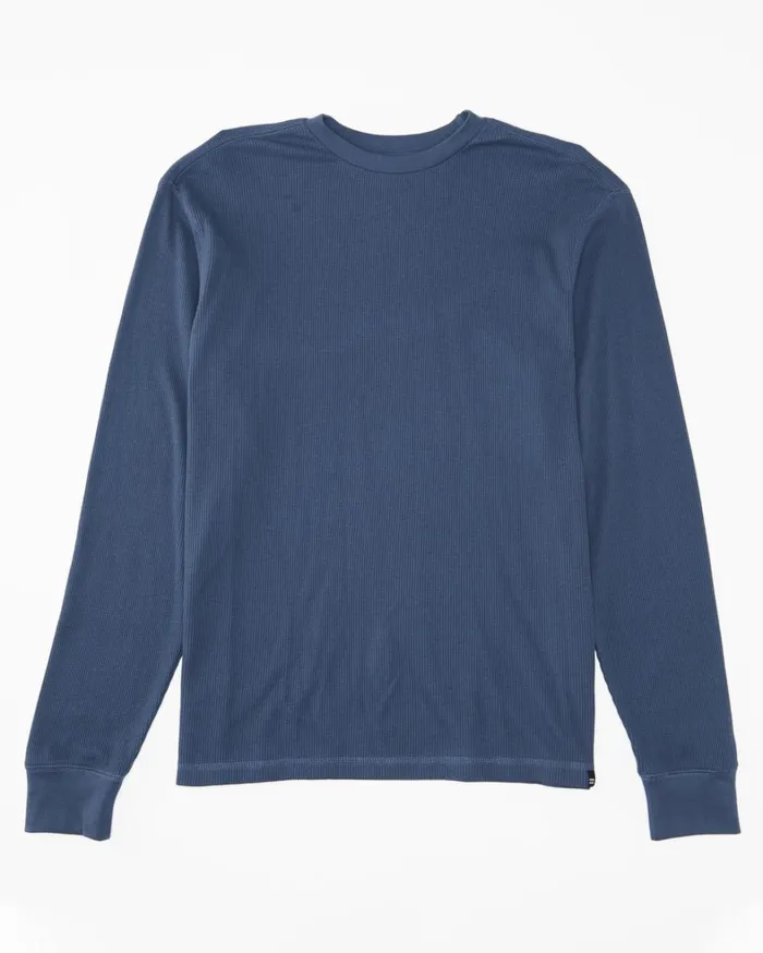 Billabong TShirts Men Essential Long Sleeve Thermal Top North Sea Billabong TShirts Men Essential Long Sleeve Thermal Top North Sea
