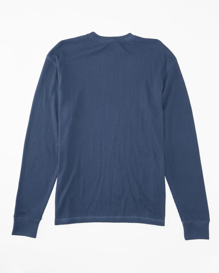 Billabong TShirts Men Essential Long Sleeve Thermal Top North Sea Billabong TShirts Men Essential Long Sleeve Thermal Top North Sea