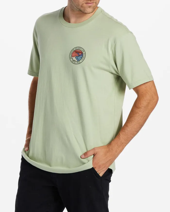 Billabong TShirts Men Rockies TShirt Light Sage Billabong TShirts Men Rockies TShirt Light Sage