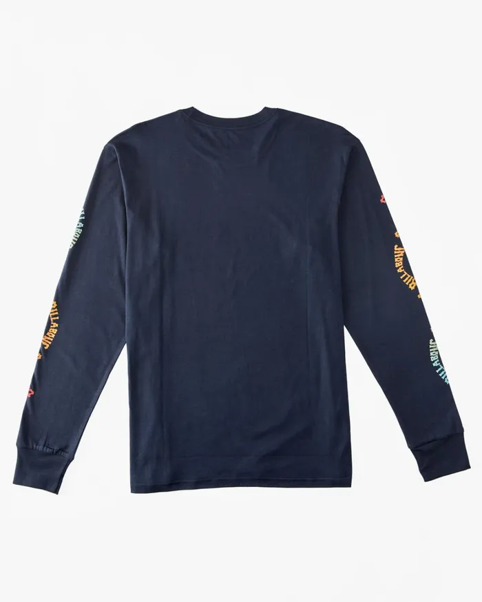 Billabong Toddlers and Boys 27 Yrs Men Boy039s 27 Snaking Arches Long Sleeve TShirt Navy Billabong Toddlers and Boys 27 Yrs Men Boy039s 27 Snaking Arches Long Sleeve TShirt Navy