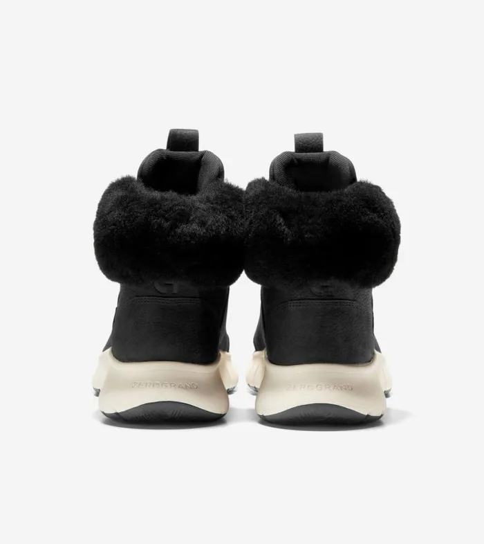 Boots And Booties Women Cole Haan ZERGRAND Field Hiking Boots Black Nubuckshearling Boots And Booties Women Cole Haan ZERGRAND Field Hiking Boots Black Nubuckshearling
