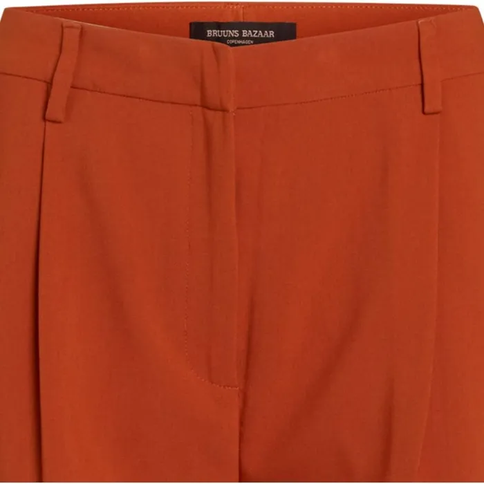 Bruuns Bazaar Pants Womens Cindysus Dagny Pants Deep Amber Bruuns Bazaar Pants Womens Cindysus Dagny Pants Deep Amber