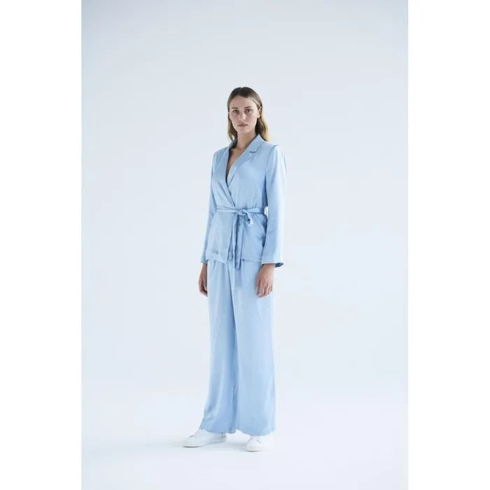 Bruuns Bazaar Pants Womens Sofia Telma Pant Blue Mist Bruuns Bazaar Pants Womens Sofia Telma Pant Blue Mist