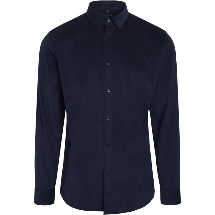 Bruuns Bazaar Shirts Mens Cord Shirt Navy