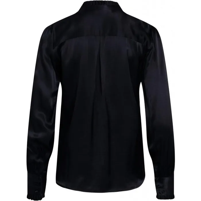 Bruuns Bazaar Shirts Womens Baume Elizabeth Blouse Black Bruuns Bazaar Shirts Womens Baume Elizabeth Blouse Black