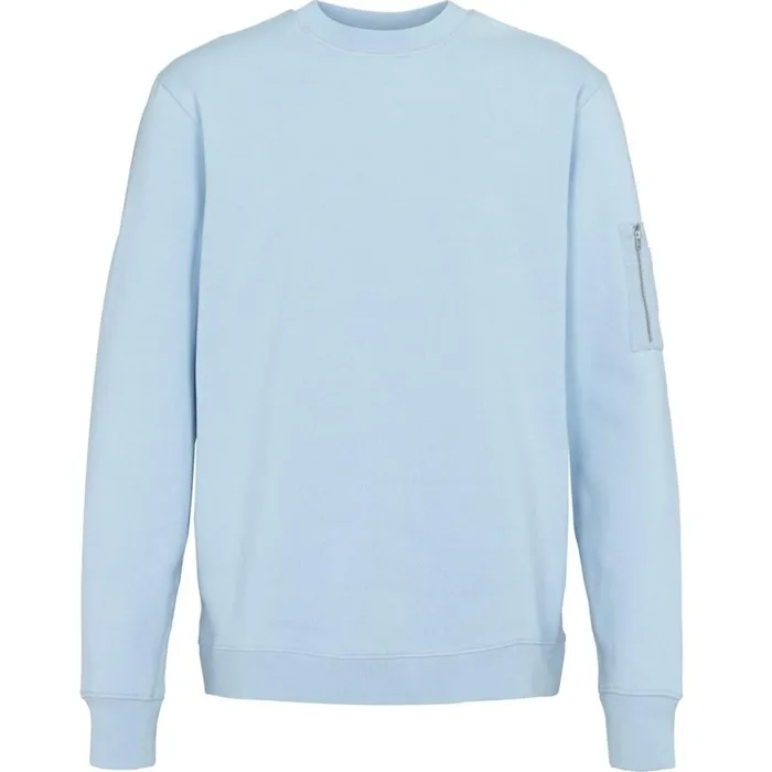 Bruuns Bazaar Sweatshirts Mens Paul Clifford Crew Neck Sweat Ice