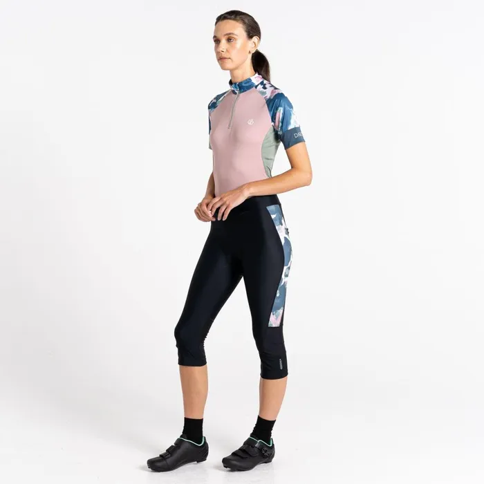 Dare 2b Cycling Leggings and Shorts Worldly Gel Cycling Capri Black Dusky Rose 8211 Women Dare 2b Cycling Leggings and Shorts Worldly Gel Cycling Capri Black Dusky Rose 8211 Women