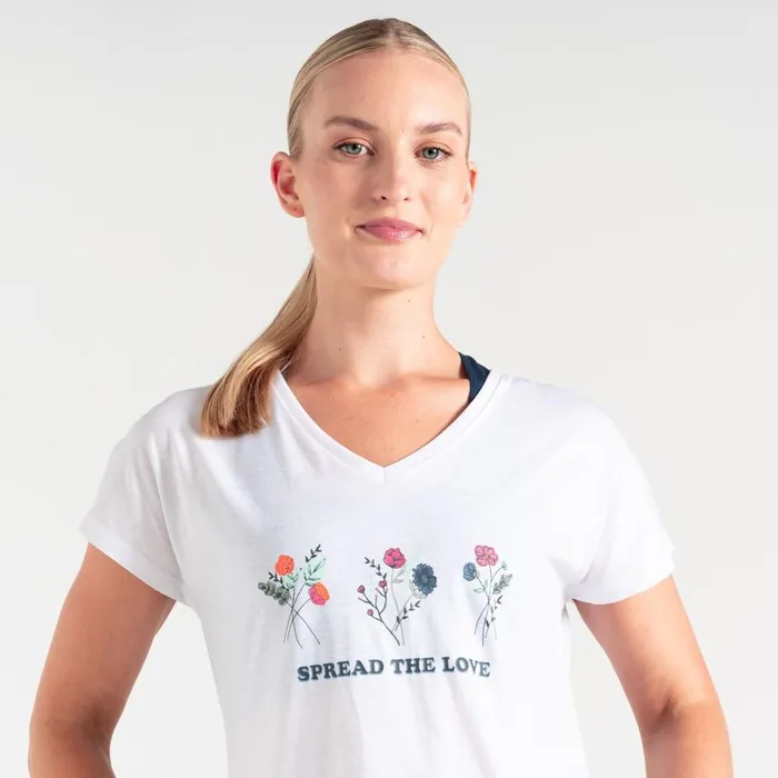 Dare 2b Graphic TShirts Calm TShirt White 8211 Women