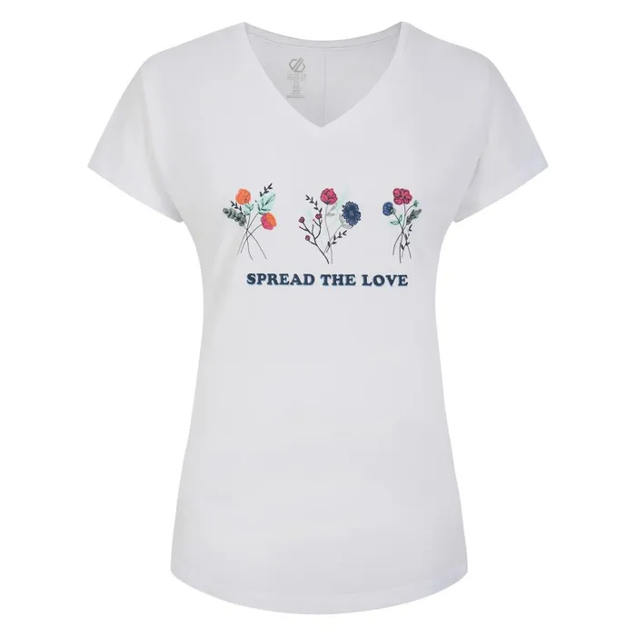 Dare 2b Graphic TShirts Calm TShirt White 8211 Women