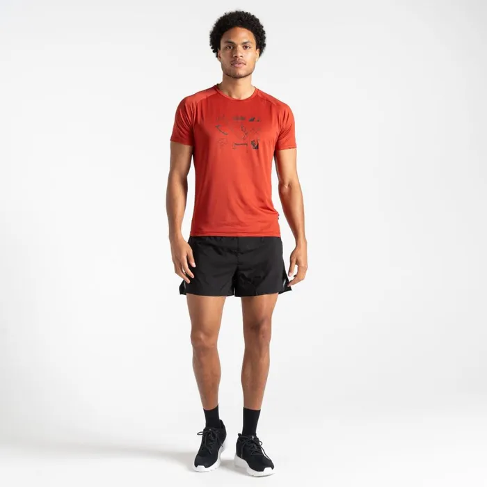 Dare 2b Graphic TShirts Tech TShirt Tuscan Red 8211 Men