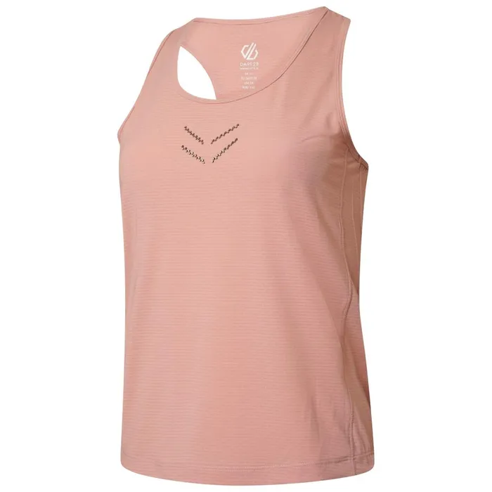Dare 2b Gym Tops Crystallize Active Vest Powder Pink 8211 Women