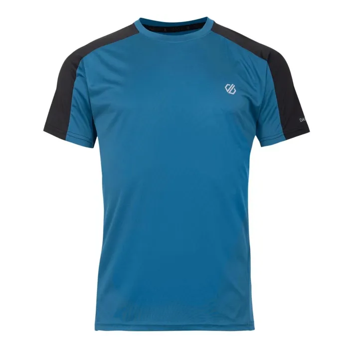 Dare 2b Gym Tops Discernible III Tshirt Kingfisher Blue Black 8211 Men