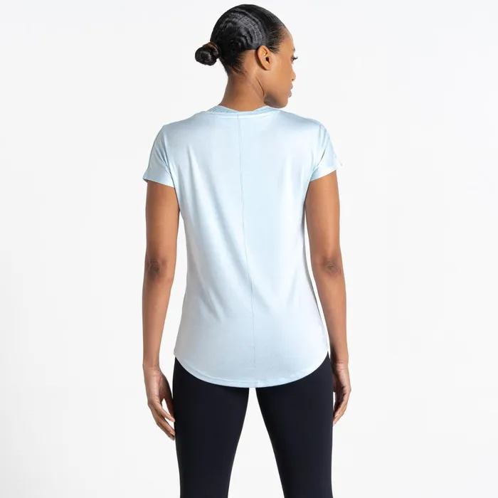 Dare 2b Gym Tops Vigilant Lightweight TShirt Quiet Blue 8211 Women