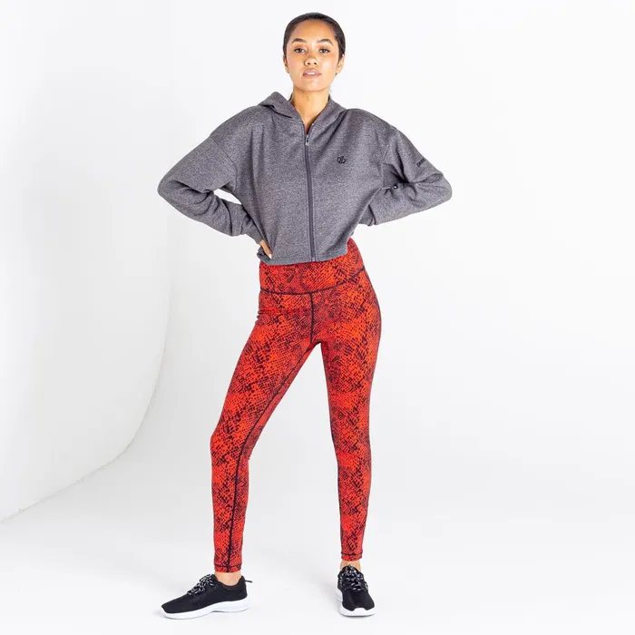 Dare 2b Hoodies and Sweatshirts Lounge About Cropped Hoodie Charcoal Grey Marl 8211 Women