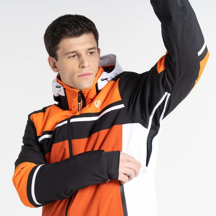 Dare 2b Insulated Jackets Amplitude Ski Jacket Black Orange 8211 Men
