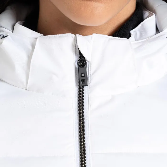 Dare 2b Insulated Jackets Glamourize V Baffled Ski Jacket White 8211 Women
