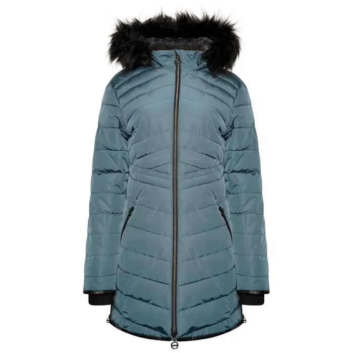 Dare 2b Insulated Jackets Striking III Mid Length Padded Jacket Orion Grey 8211 Women