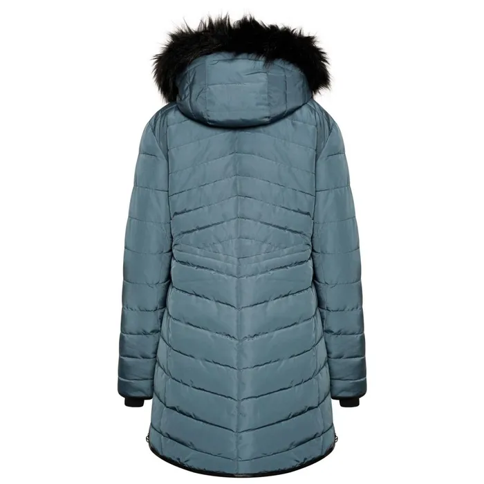 Dare 2b Insulated Jackets Striking III Mid Length Padded Jacket Orion Grey 8211 Women