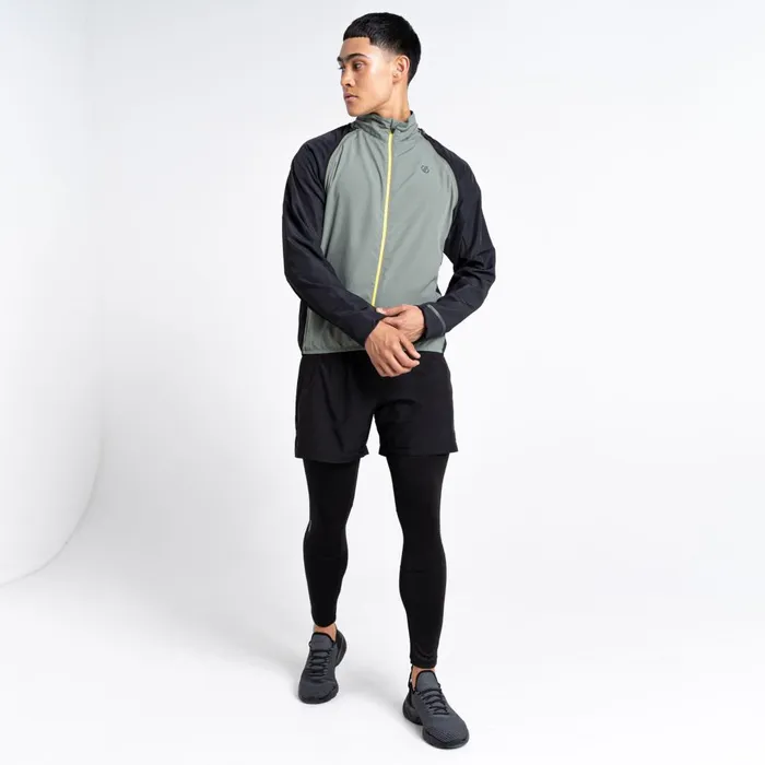 Dare 2b Lightweight Jackets Oxidate Lightweight Windshell Jacket Agave Green Black 8211 Men