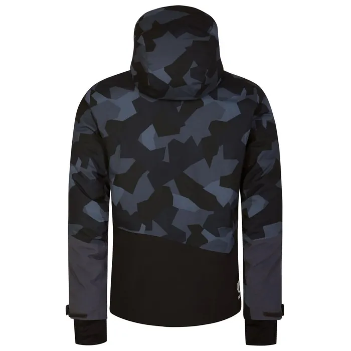 Dare 2b Ski Jackets Baseplate Ski Jacket Grey Black Geo 8211 Men