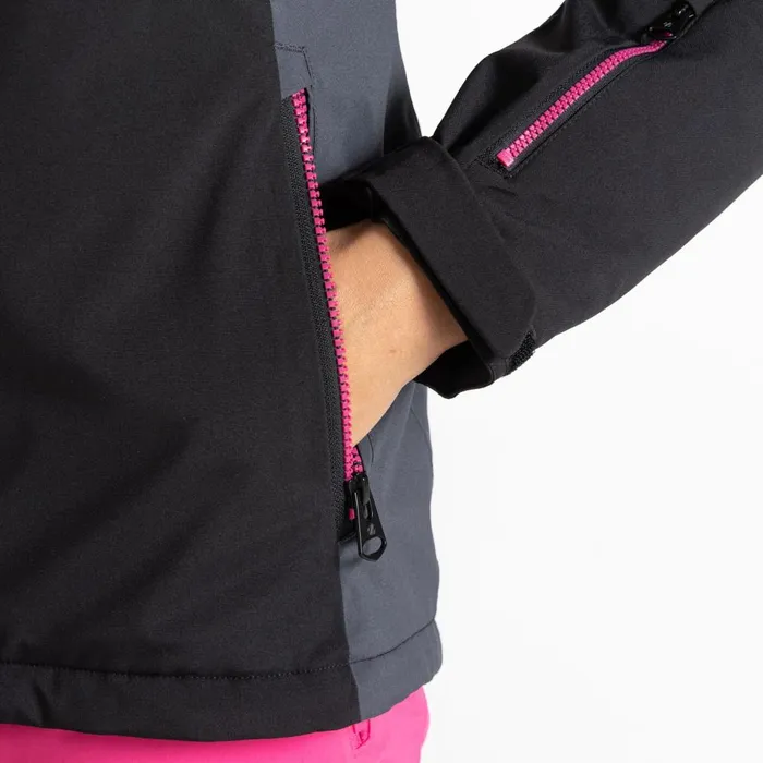 Dare 2b Waterproof Jackets Carving Ski Jacket Black Ebony Grey 8211 Women