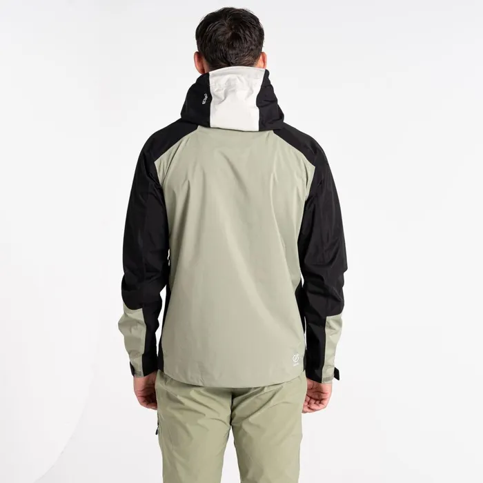 Dare 2b Waterproof Jackets Cornice Waterproof Jacket Oil Green Black 8211 Men