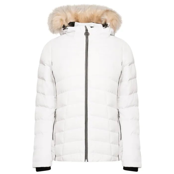 Dare 2b Waterproof Jackets Glamorize III Padded Ski Jacket White 8211 Women