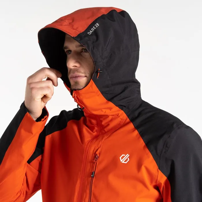 Dare 2b Waterproof Jackets Mountain Series Waterproof Jacket Cinnamon Black 8211 Men