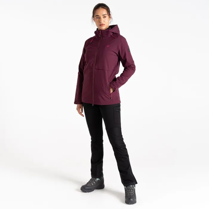 Dare 2b Waterproof Jackets Switch Up II Waterproof Jacket Fig Purple 8211 Women