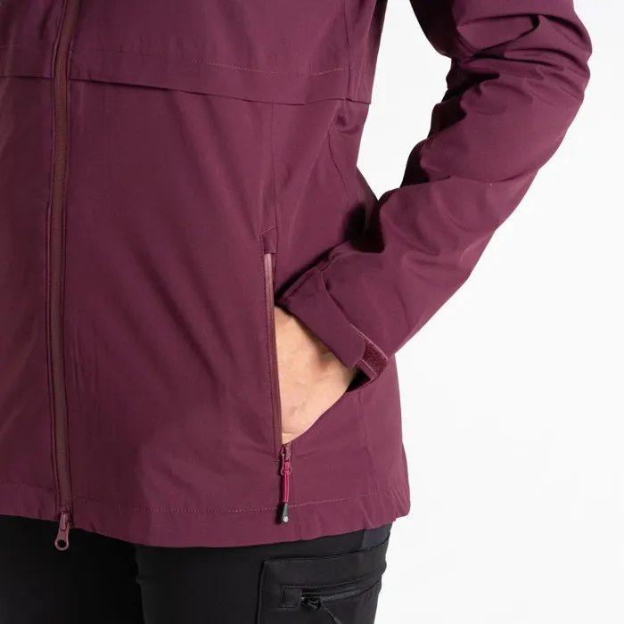 Dare 2b Waterproof Jackets Switch Up II Waterproof Jacket Fig Purple 8211 Women