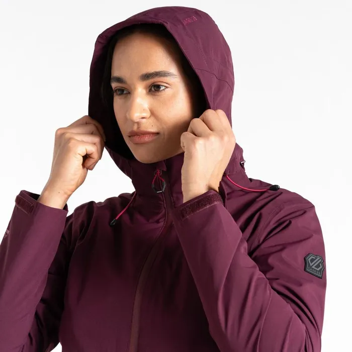 Dare 2b Waterproof Jackets Switch Up II Waterproof Jacket Fig Purple 8211 Women